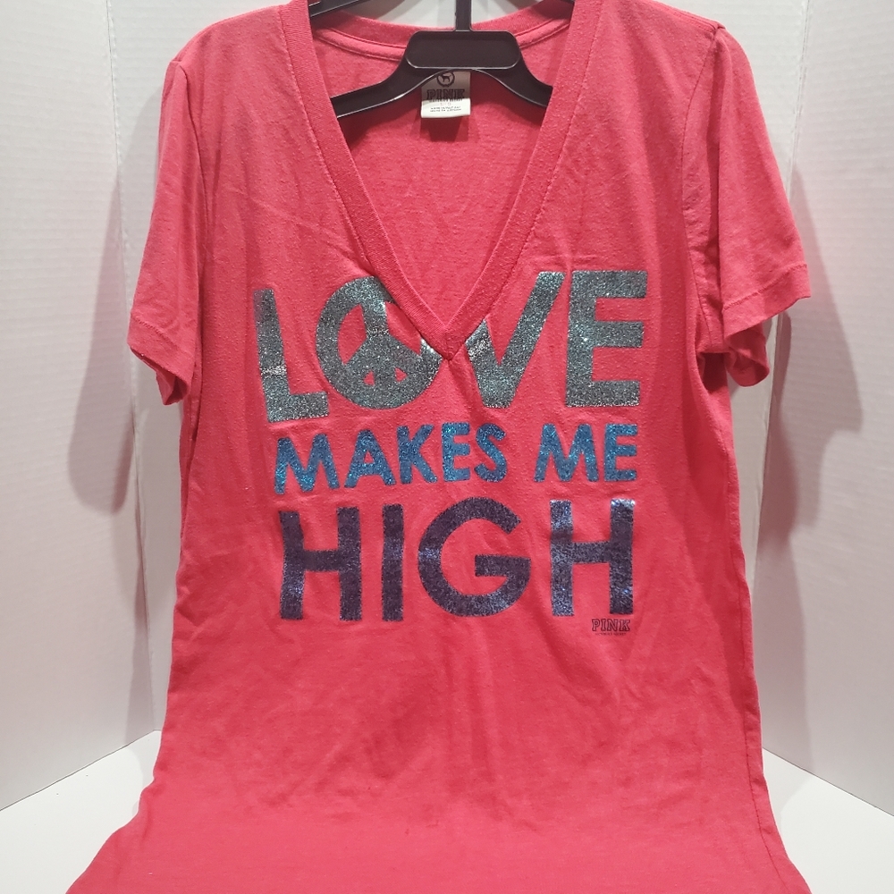 Victoria Secret-Pink pink short sleeve